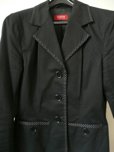 Taifun schwarzer blazer mit - schwarzer,